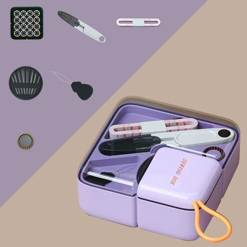 Wholesale Mini Travel Sewing Kit Hot Style Multi-Piece Home Needle Thread Combination Set Knitting Wedding Gifts Custom Plastic