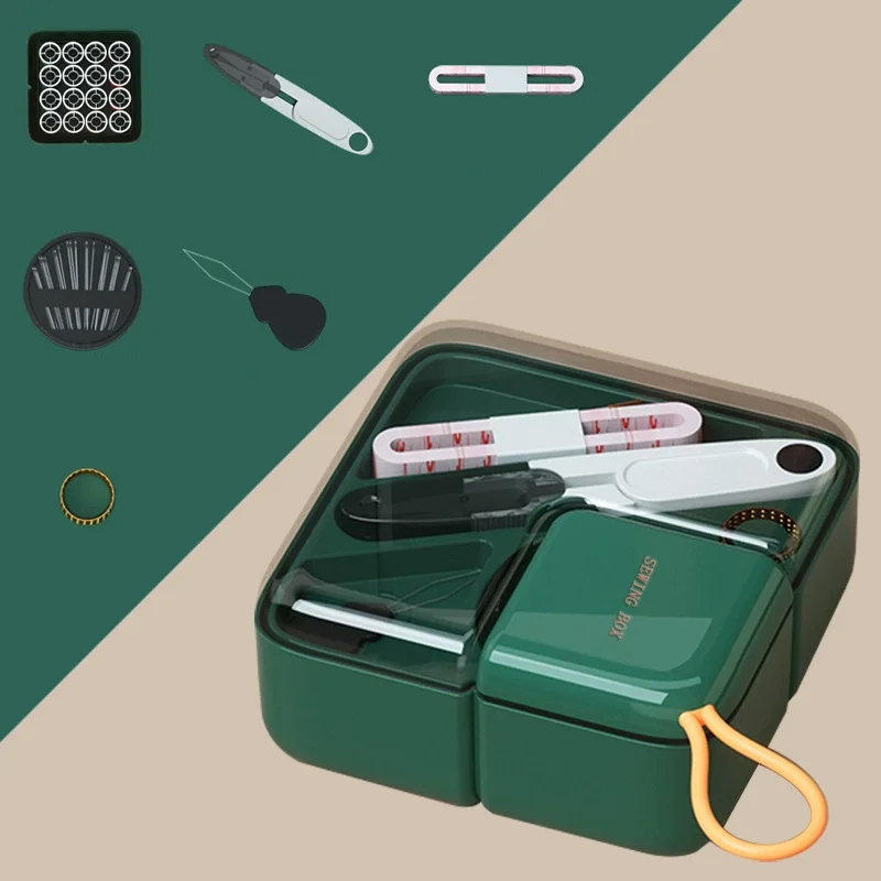 Wholesale Mini Travel Sewing Kit Hot Style Multi-Piece Home Needle Thread Combination Set Knitting Wedding Gifts Custom Plastic