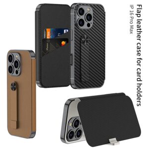 Leather Wallet Case with Card Holder for iPhone