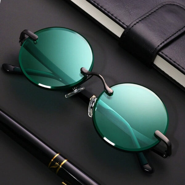 Fashion Classic Rimless Sunglasses Women Men
