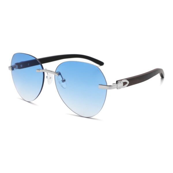 Trendy Rimless Sunglass - Image 3