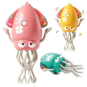Electric Dancing Octopus Toy with LED Lights and Music