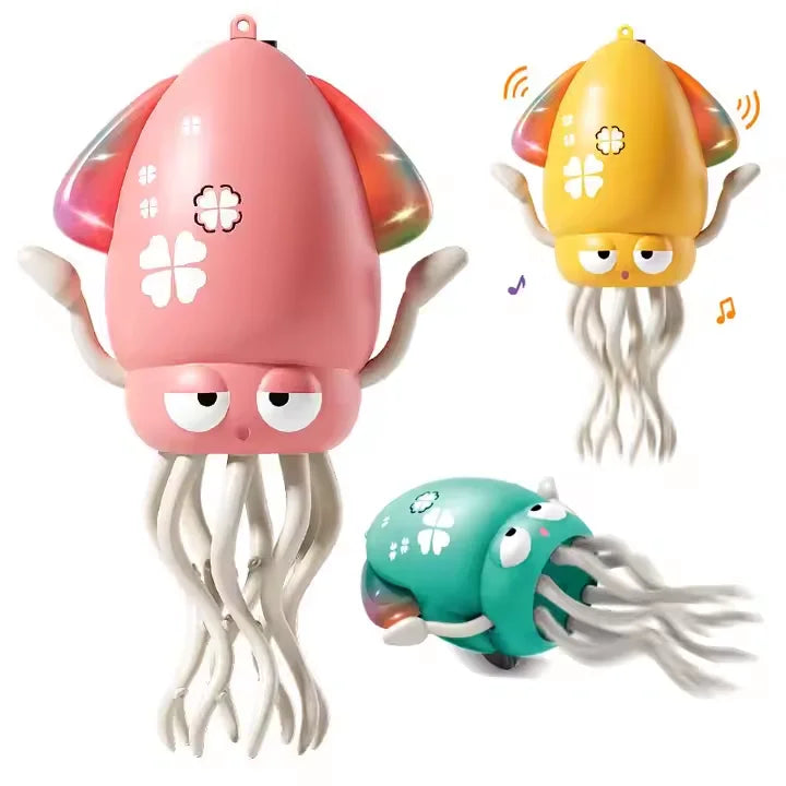 Electric Dancing Octopus Toy with LED Lights and Music