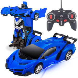 1/18 Transforming RC Sports Car Robot Toy for Kids