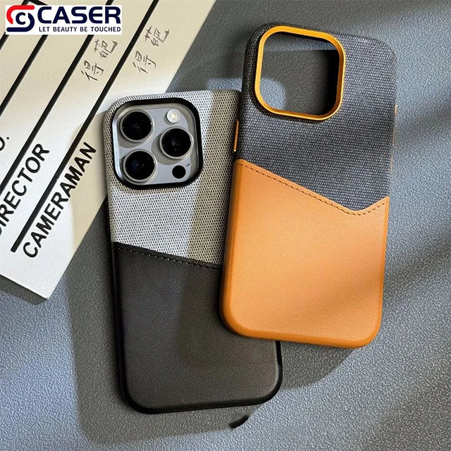 Magnetic Leather Card Holder Case for iPhone❤️