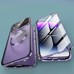 Magnetic Privacy Metal Case for iPhone