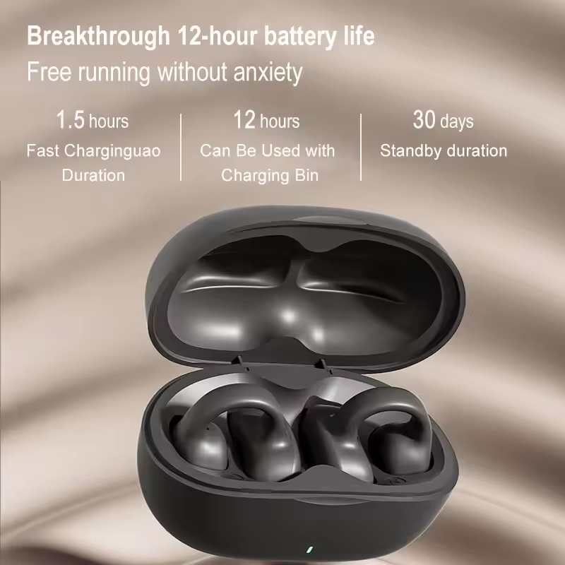 Latest True Wireless Earbuds with Earhooks – Sport Waterproof Bass Headset - Image 5