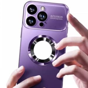 Magnetic Shockproof Case with Lens Protection for iPhone