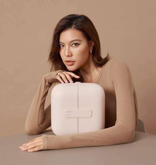 Portable White LED Makeup Mirror with Storage Bag – 5 Brightness Levels & 3 Color Modes, Travel-Friendly - Image 6