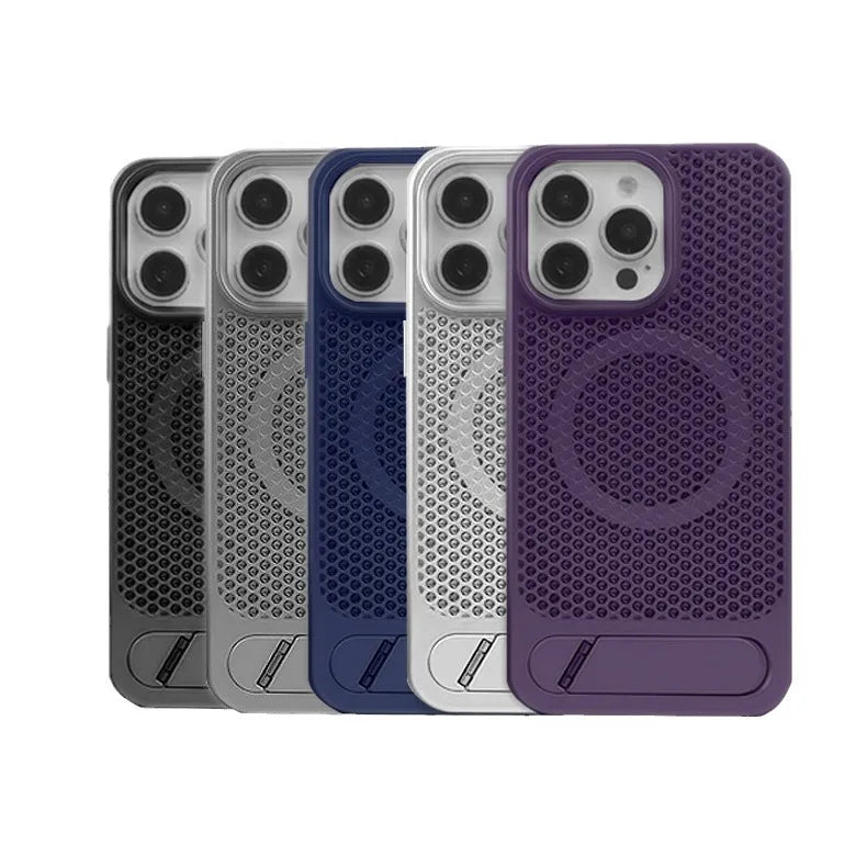 Shockproof Magnetic Metal Phone Case for iPhone
