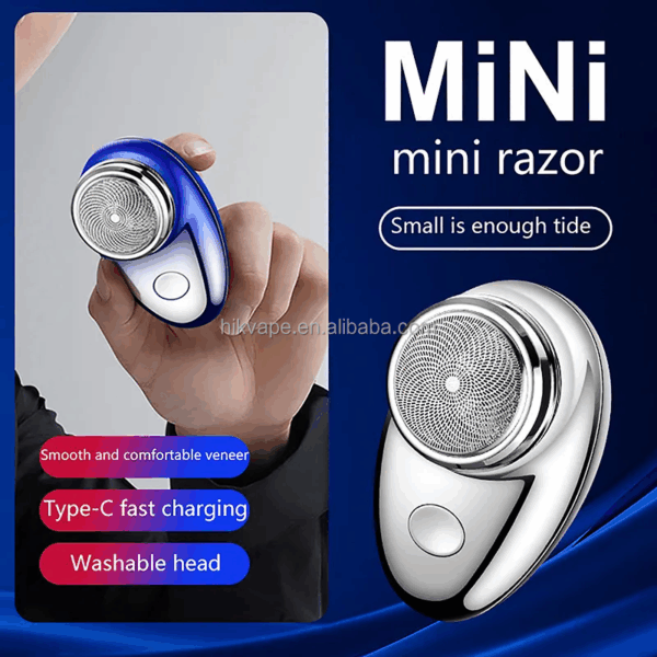 Mini Electric Shaver for Men & Women – Portable USB Rechargeable Travel Razor Hair Removal Trimmer - Image 2