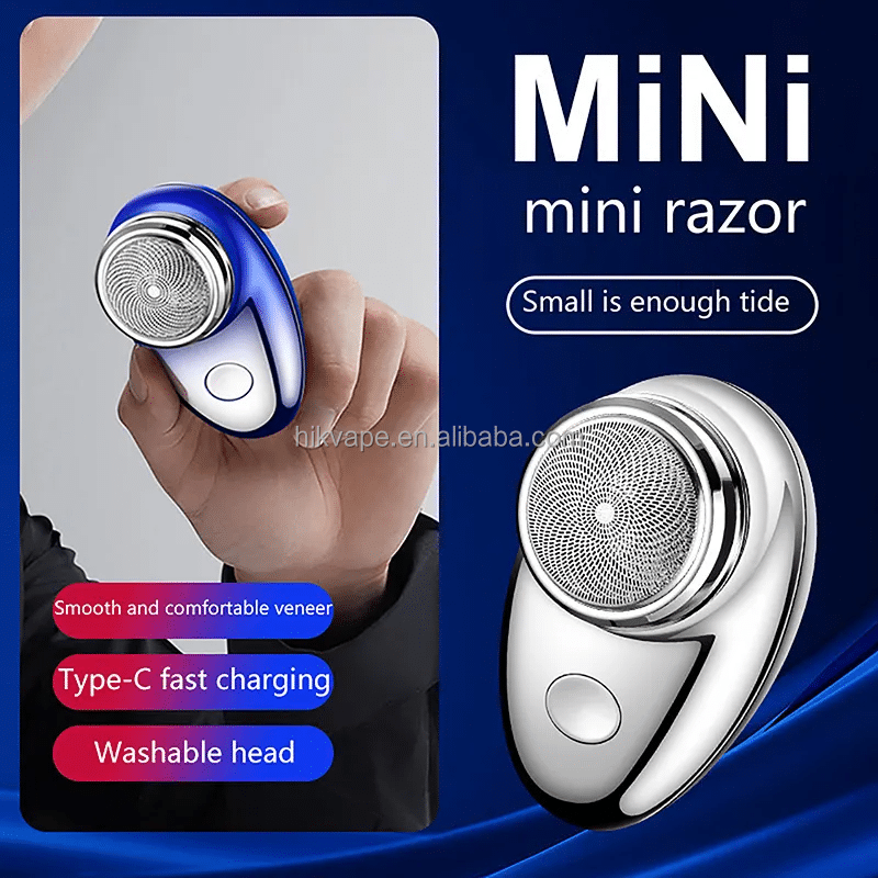 Mini Electric Shaver for Men & Women – Portable USB Rechargeable Travel Razor Hair Removal Trimmer - Image 2