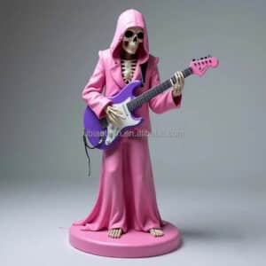 Skeleton Ghost Resin Statue Halloween Decoration