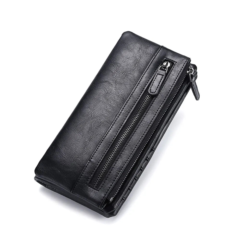 Men's Large Capacity Soft Leather Wallet