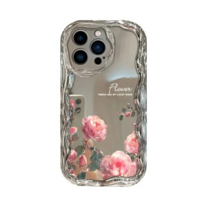 Floral Mirror Phone Case for iPhone