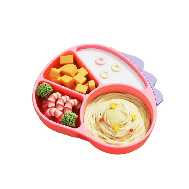Eco-Friendly Baby Feeding Set: Cups, Spoons, Bibs & Suction Plates - Image 3