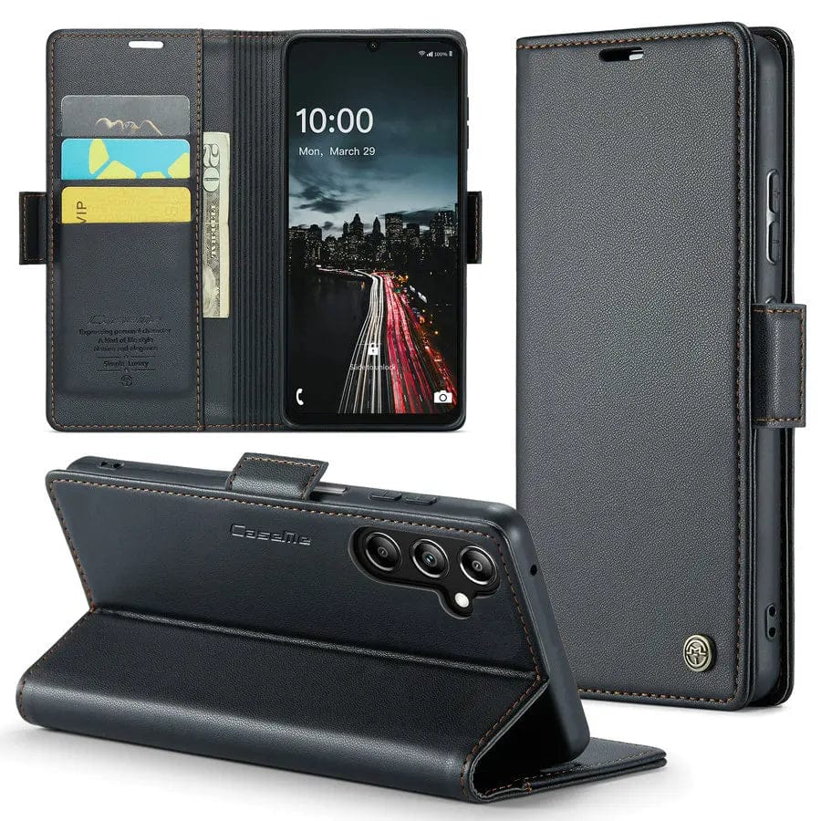 Magnetic Leather Wallet Case for Samsung Galaxy ~ SPS131