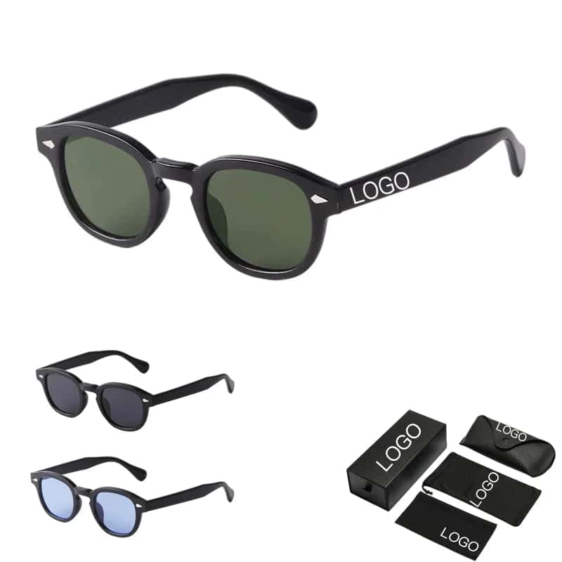 MOSI Vintage Tortoiseshell Round Sunglasses Unisex Retro Style
