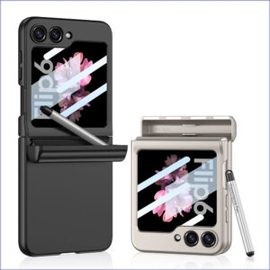 Samsung Galaxy Z Flip 5/6 Magnetic Case with Pen Holder