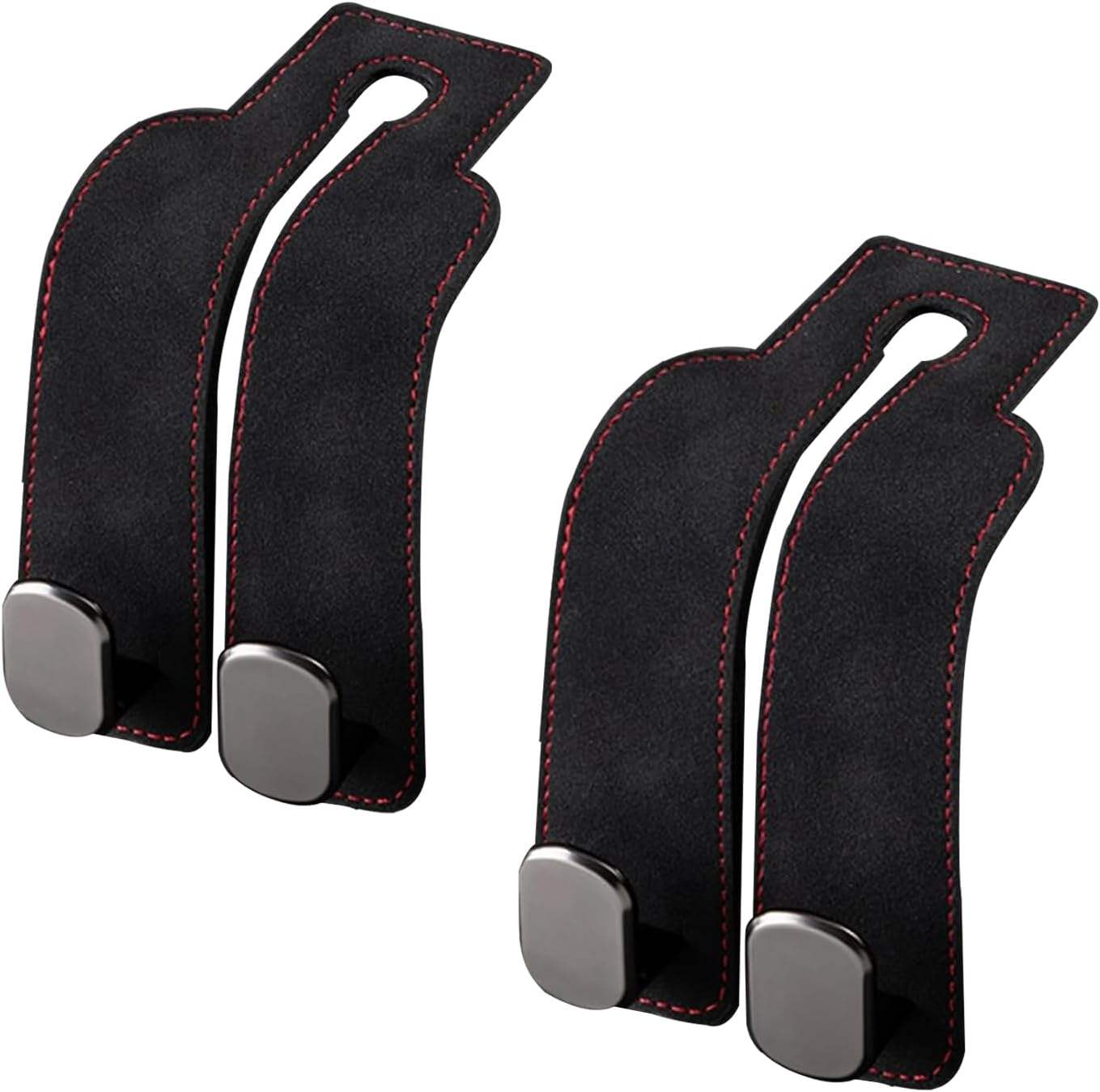 Car Seat Back Double Headrest Hook – Universal Car Organizer Hanger for Bags, Groceries & Accessories - Image 4