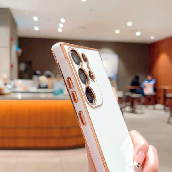 Luxury Plating Shockproof Soft TPU Phone Case for Samsung - Image 4