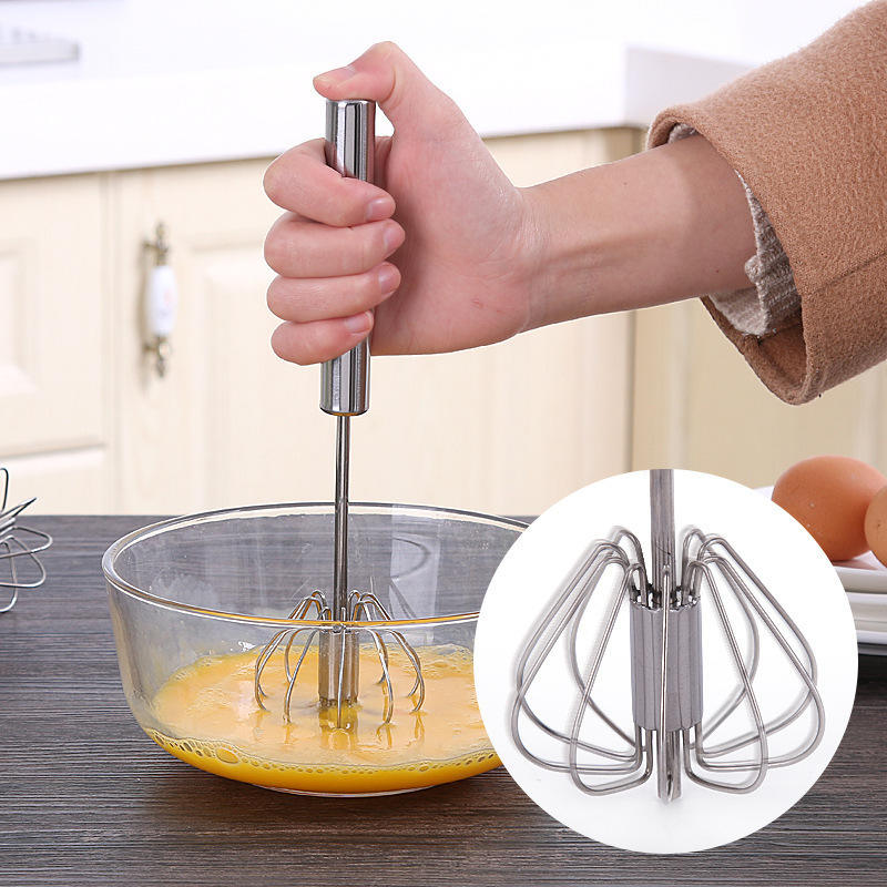 2025 Best Seller Stainless Steel Egg Whisk with Durable Handle – Kitchen Mixer Tool - Image 9