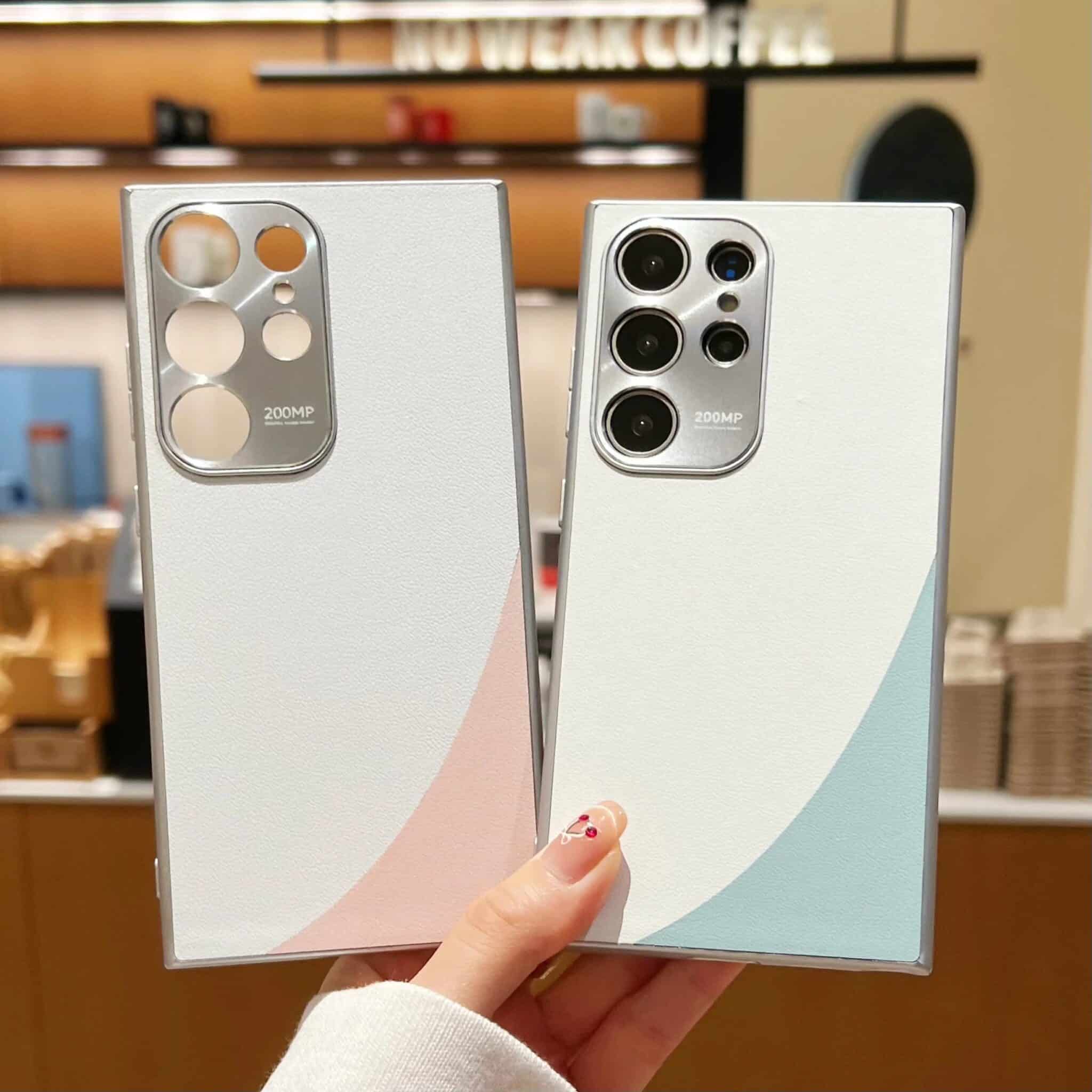 Samsung Leather Drop-Resistant Phone Case