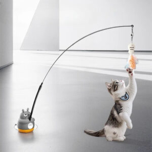 Retractable Cat Toy Sticks - Durable Interactive Play for Pets