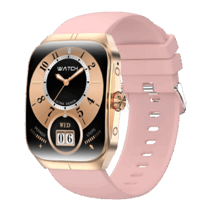 AMOLED Curved Screen Smartwatch with Health Monitor & BT Call