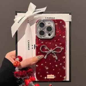 Red Bowknot Case for iPhone