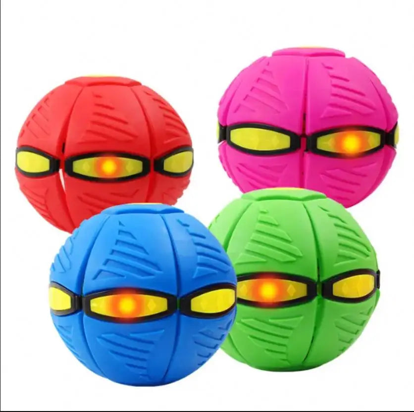 Foldable Magic UFO Pet Toy Ball - Safe & Fun for Outdoors