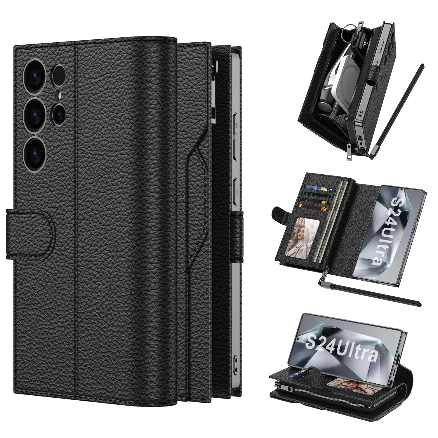 CaseMe Wallet Flip Case for Samsung