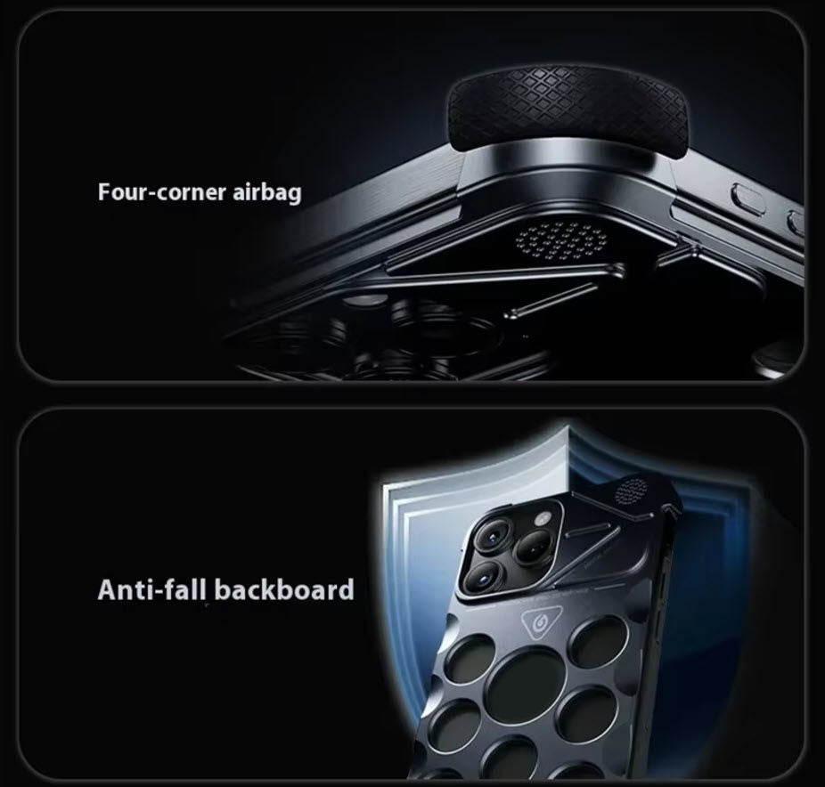 Aluminum Alloy Fragrance iPhone Case – Heat Dissipation, Anti-Scratch, Frameless Cover for iPhone - Image 3
