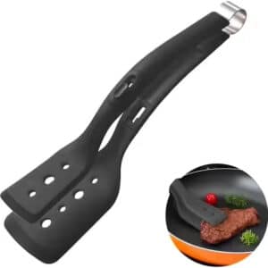 Silicone Egg Turner & Spatula 2-in-1 Heat Resistant Kitchen Tool