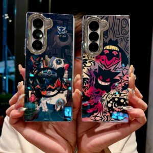 Hot Sale Fashion Cartoon Anime Slim Hard PC Shockproof Phone Cases for Samsung Z Fold 6 Luxury Shockproof Phone Covers