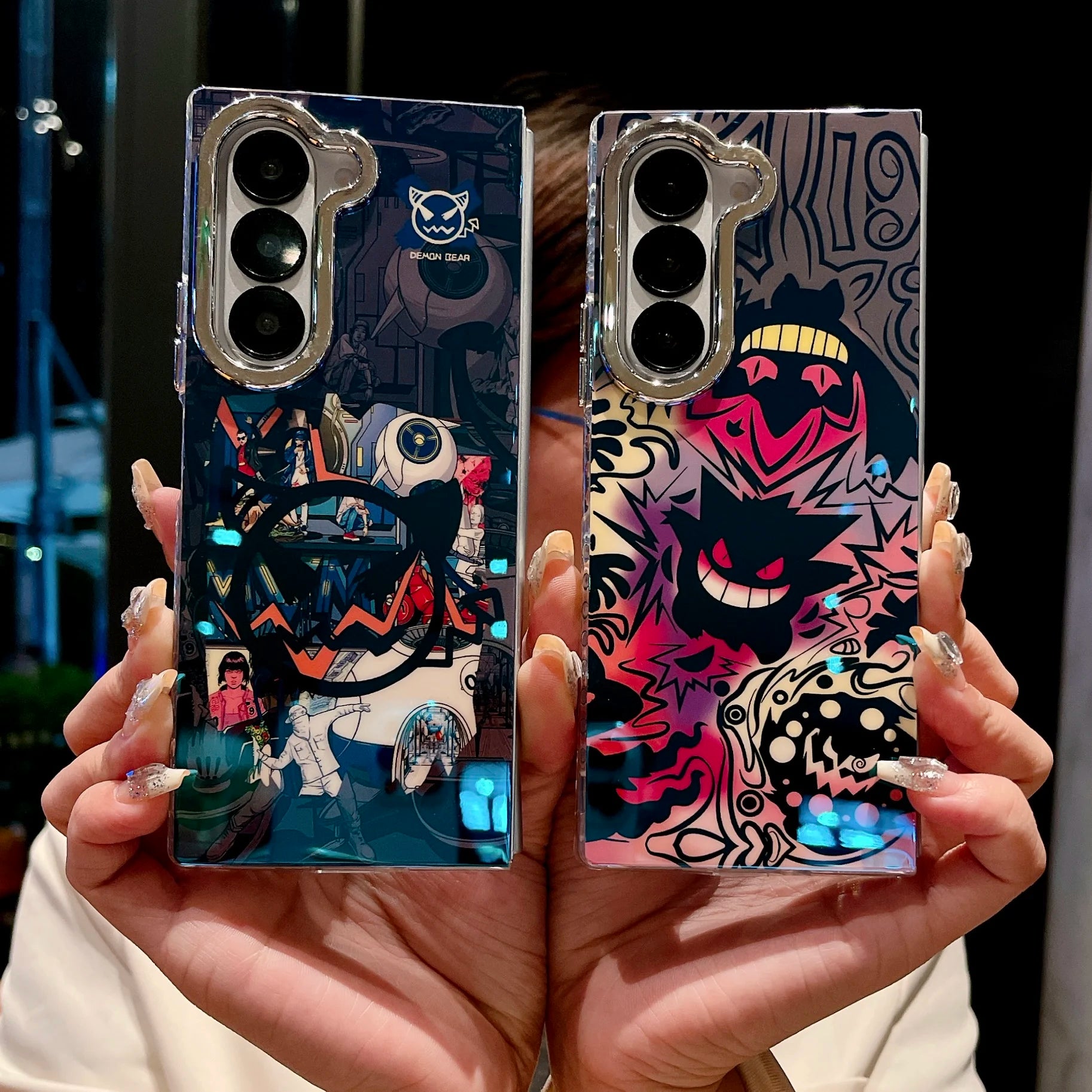 Hot Sale Fashion Cartoon Anime Slim Hard PC Shockproof Phone Cases for Samsung Z Fold 6 Luxury Shockproof Phone Covers
