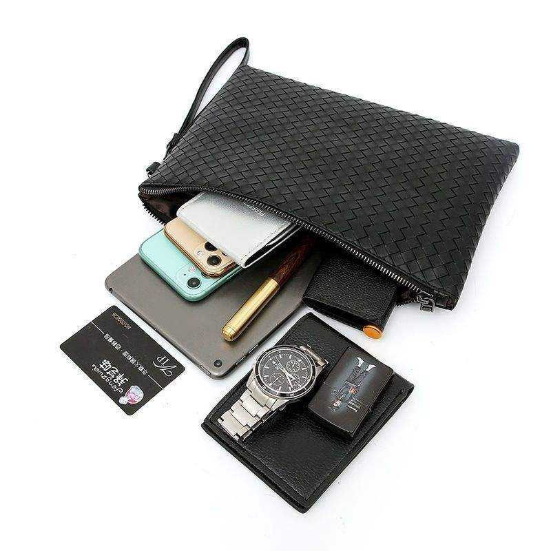 Luxury PU Leather Men’s Handbag - Image 4