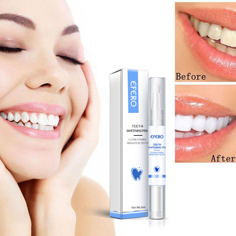 EFERO Teeth Whitening Pen – Dental Gel for Removing Tea, Coffee & Smoke Stains with Fresh Oral Care - Image 2