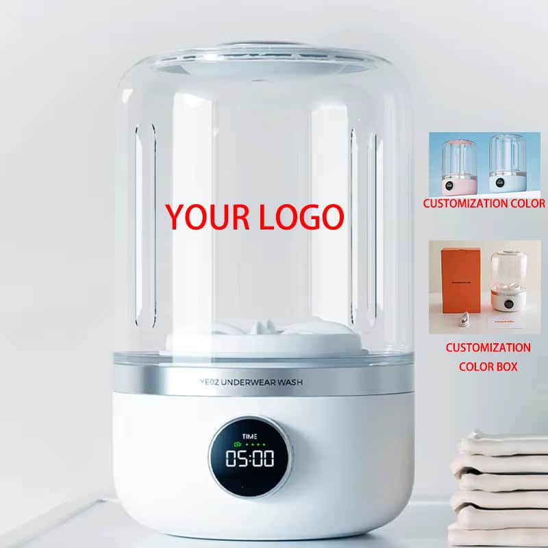 Portable Mini Washing Machine – 1L Capacity, USB Rechargeable, 4000mAh Battery, Wireless, Automatic, Compact Design for Baby Clothes - Image 6