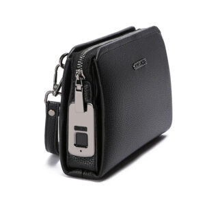 Men's Anti-Theft Fingerprint Lock Clutch Wallet