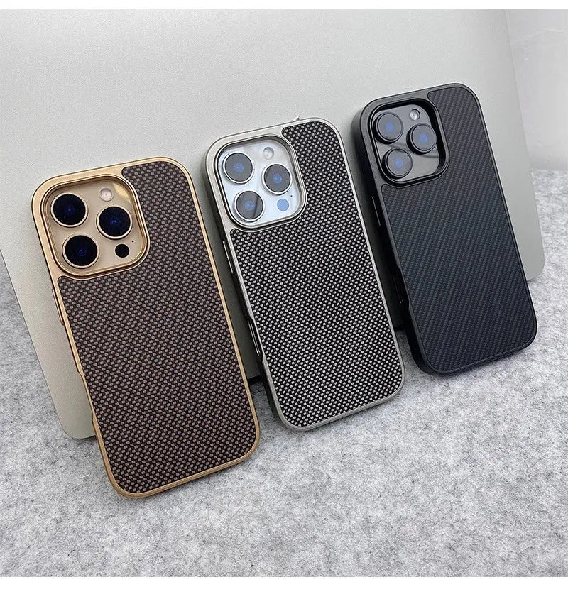 Carbon Fiber TPU Matte Case Anti-Drop Protective Cover