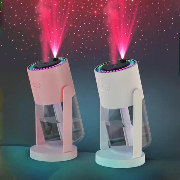 Romantic Usb Mini Home Car Diffusers Rotate Shaking Ultrasonic Humidifier