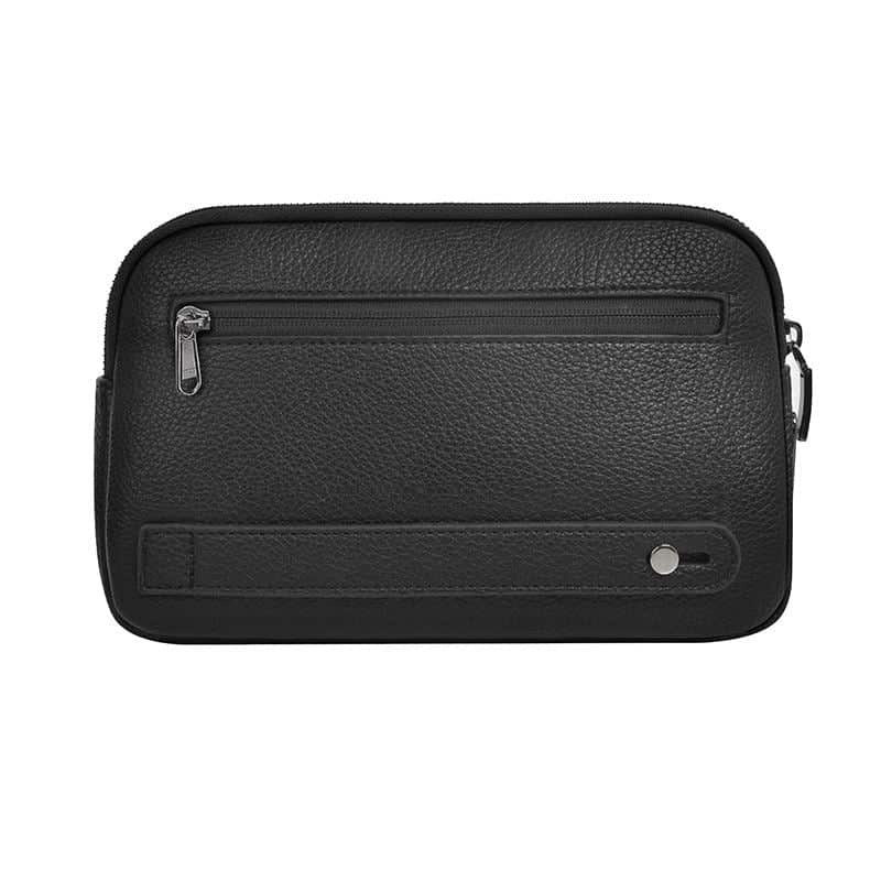 WiWU Men's Business Handbag with Fingerprint Lock – Waterproof PU Leather Anti-Theft Clutch Bag - Image 5