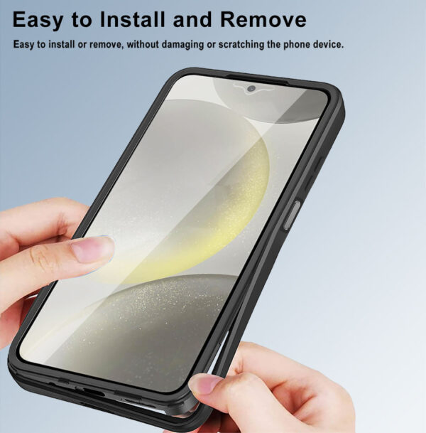 360° Full Protection Front & Back Phone Case for Samsung – Shockproof Transparent Cover - Image 6