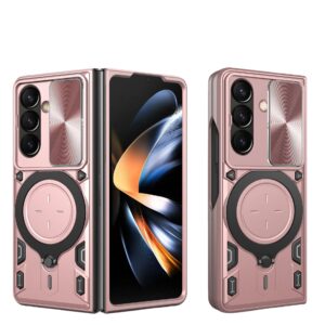 Samsung Z Fold 7 Case with 360° Kickstand & Lens Protection