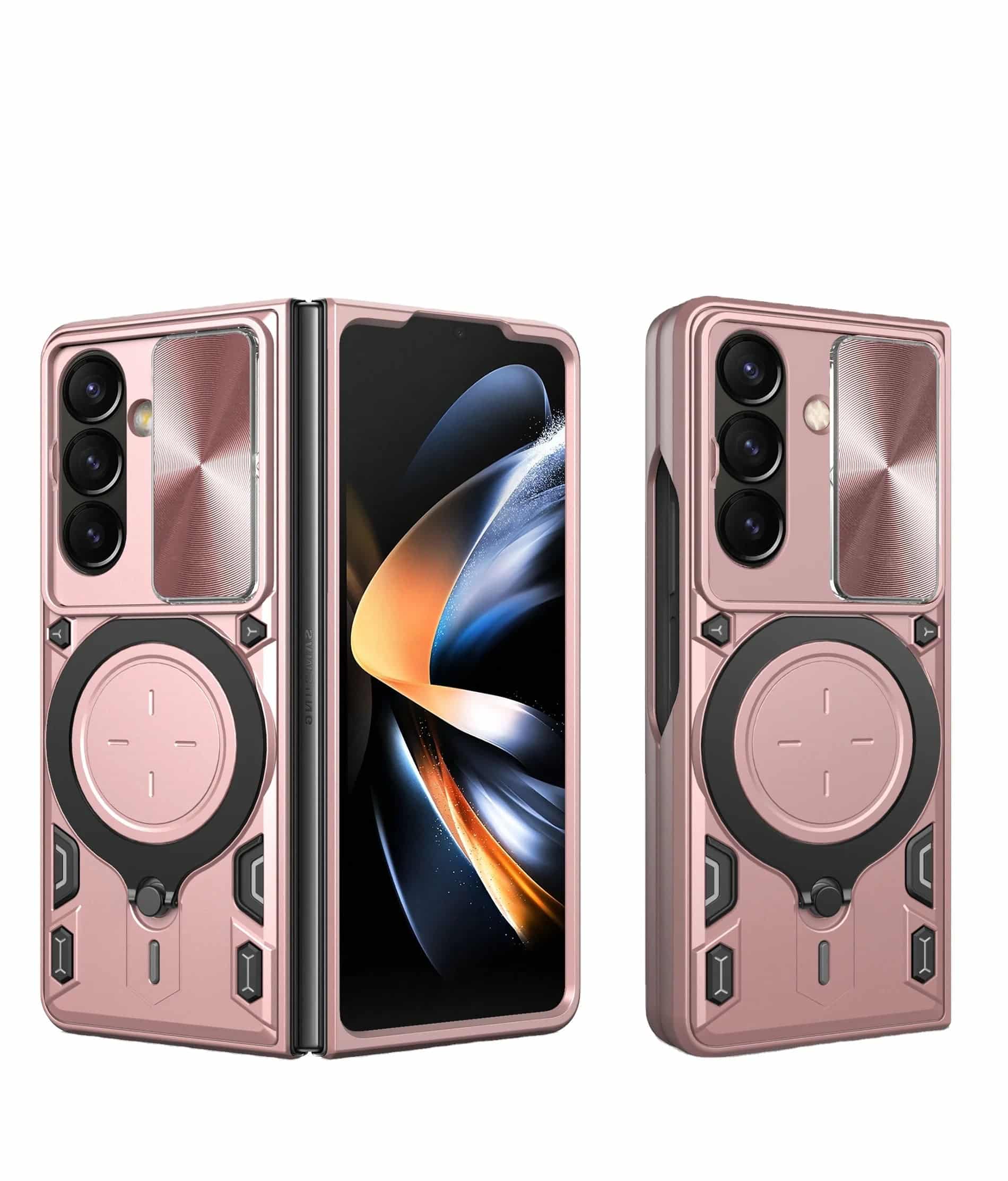 Samsung Z Fold 7 Case with 360° Kickstand & Lens Protection