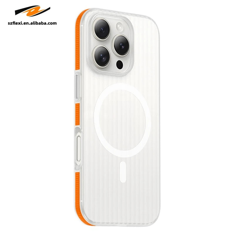 iPhone Matte Magnetic Wireless Charging Case Anti-Slip