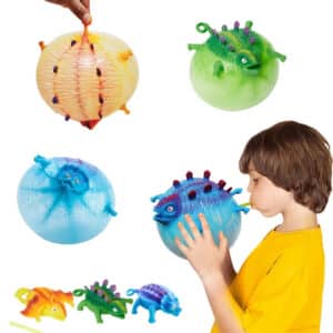 Merrycoo Inflatable Dinosaur Bobo Ball TPR Vent Toy
