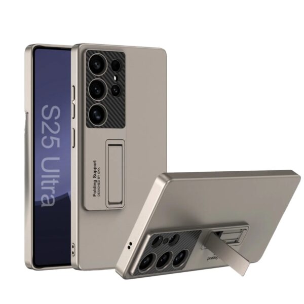 GKK Shockproof Matte TPU PU Leather Phone Case with Kickstand Holder Mobile Phone Case for Samsung Galaxy S25 Ultra S24Ultra