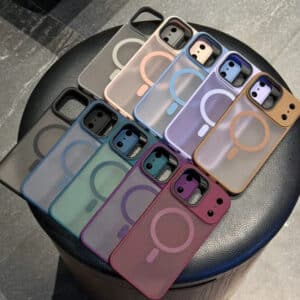 Magnetic Frosted TPU Case for iPhone